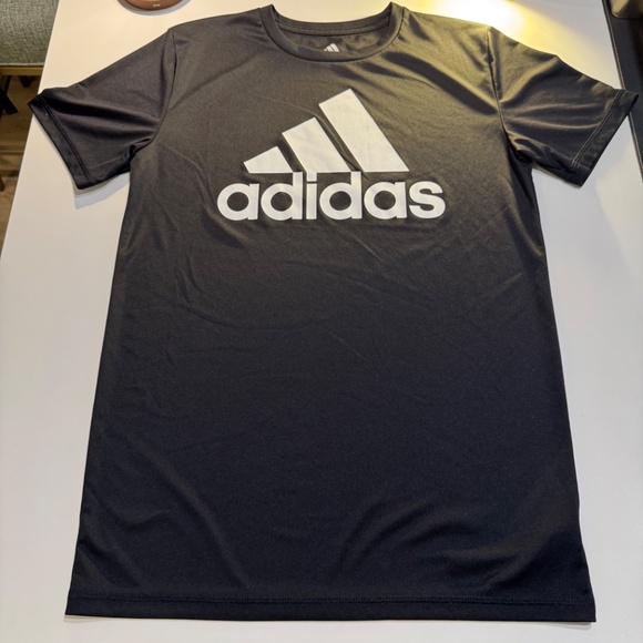 Adidas Climalite Black Graphic T Shirt - Boys/Youth Size L/G (14/16), Pre-owned - Picture 3 of 10